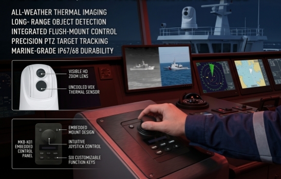 Maritime Thermal PTZ-Kameras