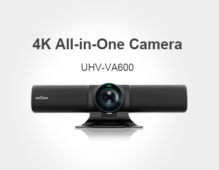  WinSafe Startet neue Lösung UHV-VA600-4K 4k Soundbar Kamera