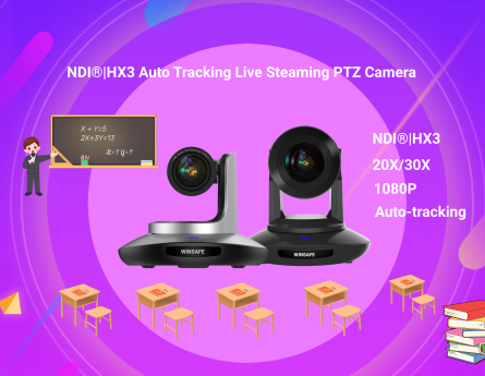 WINSAFE NDI®HX3 Auto Tracking Live Steaming PTZ-Kameraversion